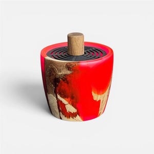 Quemador de Oud de Resina y Madera Hecho a Mano de Primera Calidad, Mabkhara Árabe de Lujo para Quemar Incienso Bakhoor con Decoración Moderna para el Hogar - Product Image 4