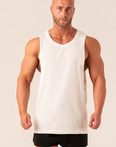 Débardeurs amples pour hommes de haute qualité pour la gym, respirants, séchage rapide, 100 % polyester, décontractés, prix abordables et faible MOQ - Product Image 1