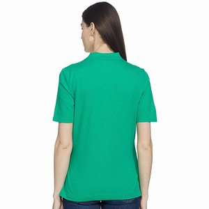 2026 High Quality <b>Women's</b> <b>Polo</b> <b>Shirt</b> Green Color Half Sleeve Turn Down Collar Slim Fit Cotton Breathable <b>Women</b> <b>Polo</b> <b>Shirt</b> - Product Image 2