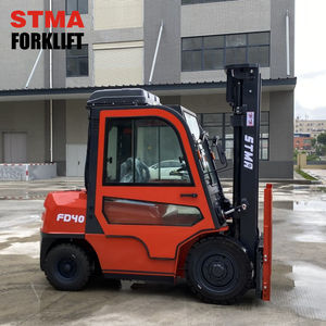 Montacargas Industrial STMA de 3 Toneladas, 3.5 Toneladas, 4 Toneladas, Carretilla Elevadora de Construcción Diésel con Cabina Cerrada de 3m, 4m, 5m, 6m a Bajo Precio - Product Image 1