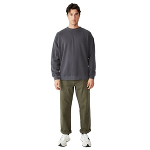 Haute qualité polaire surdimensionné unisexe Streetwear blanc col rond sweat hommes impression 3D en relief sweats à capuche personnalisés - Product Image 6