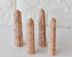 Wholesale Premium Moonstone Obelisk /Tower <b>Crystal</b> <b>Cluster</b> Gemstone Wholesale Healing Tower Point - Product Image 6