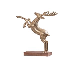 Conjunto de Esculturas de Flores de Metal Dorado de Lujo, Arte Floral Hecho a Mano, Pieza Decorativa para Mesa de Oficina en Casa, Decoración Moderna para Interiores - Product Image 3