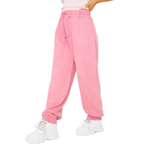 Pantalones Casuales Ligeros para Mujer, Más Vendidos en 2026, Cómodos, con Cintura Ajustable, Lavado Ácido, Precio Económico, OEM - Product Image 1