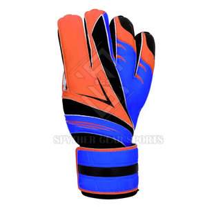 Gants de gardien de but professionnels, entraînement et performance compétitive, fermeture sécurisée du poignet, design flexible pour la mobilité, latex antidérapant - Product Image 2