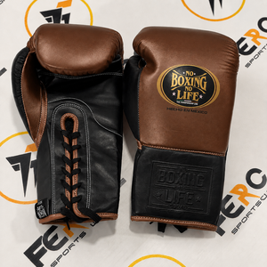No Boxing No Life <b>Gloves</b> Lace Up Type Sparring Training Boxing <b>Gloves</b> All Size Genuine Leather Muay Thai Gym Workout Training - Product Image 1