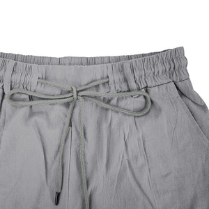 Shorts amples décontractés en lin pour hommes, 5 pouces, respirants et à séchage rapide, pour la plage en été - Product Image 5