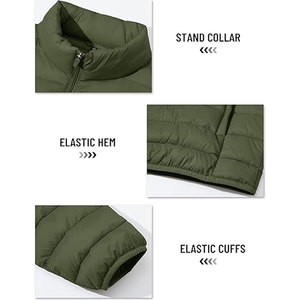 Chaqueta Acolchada Ligera para Hombre, Resistente al Agua y al Viento, para Esquí, Viajes y Senderismo, Diseño Personalizado OEM - Product Image 5