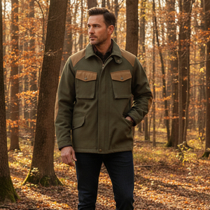 Veste de chasse au canard épaisse, camouflage, softshell, coupe-vent, polaire, veste pour homme, équipement de plein air pour la nature sauvage - Product Image 5