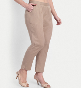 Pantalones Casuales de Verano para Mujer, Estampados, de Sarga, Antiarrugas, de Cintura Media, Largos, Modernos y Cómodos para Uso Diario - Product Image 1