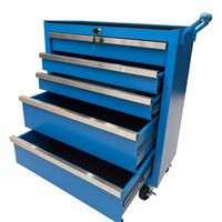 Chariot à outils mobile de qualité industrielle européenne avec roues en acier et verrouillage, capacité de 200 kg, pour l'automobile - Service OEM