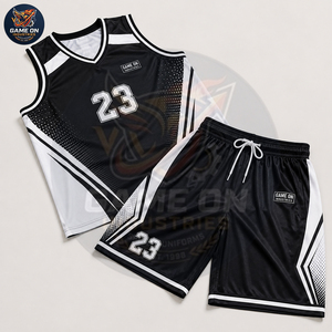 Custom Made Team Jersey Shorts Lightweight Sports Outfit Breathable Athletic Training Wear Men's Basketball Game Uniform Set - Product Image 4
