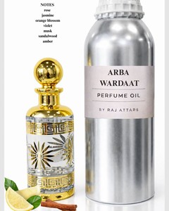Aceite de Perfume Concentrado (Attar) Arba Wardaat de Alta Calidad, 100 Gramos, Colección Oud, Sin Alcohol, Fragancia Unisex de Larga Duración - Product Image 1