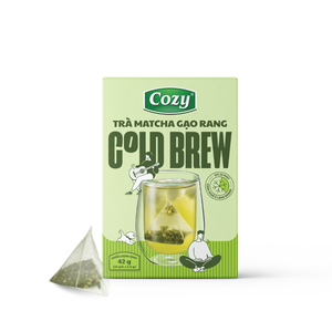 Muestras Gratis de Té Genmaicha Frío en Bolsitas, Prácticas Bolsitas Triangulares para Té Detox, Cajas de Empaque para Bolsitas de Té - Product Image 1