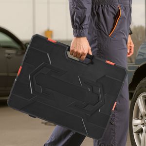 Set di Chiavi a Bussola da 104 Pezzi con Attacco da 3/8 di Pollice, Misure Metriche da 6 a 24 mm, Kit di Utensili Standard per Meccanici - Product Image 2