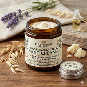 Top Selling Daily Hand Cream Herbal Mineral Oil Control Anti-Aging Nourishing Moisturizing Anti-Chapping Organic Shea Butter OEM - Product Image 2