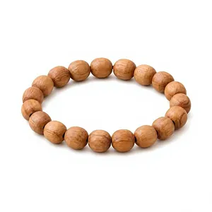 MN Exports - Brazalete de Madera Hecho a Mano, Pulsera de Madera Natural, Estilo Étnico Bohemio Clásico, Joyería de Moda Cristiana para Mujer, Elegante - Product Image 5
