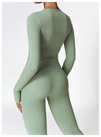 Conjunto de Yoga Elástico Premium, Cintura Alta, Ropa Deportiva Transpirable para Gimnasio y Fitness