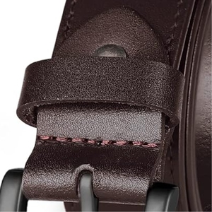 Cinturón de cuero transpirable de último estilo para hombre, de gran demanda y precio económico, cinturón de cuero multiusos. - Product Image 6