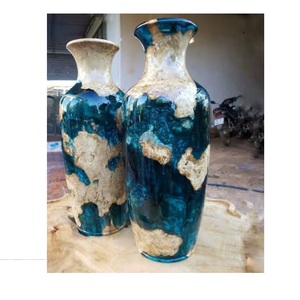 Articles de décoration pour fête de fiançailles, vase à fleurs en résine, finition pour la décoration de la maison, de l'hôtel, du restaurant, vase à fleurs en bois. - Product Image 6