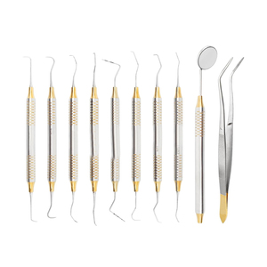 ชุดเครื่องมือทันตกรรม M.A SIDDIQUE INTERNATIONAL ชุดที่ 10 สำหรับทันตแพทย์  วัสดุสแตนเลสเยอรมัน สำหรับงานทำความสะอาดฟันแบบมืออาชีพ - Product Image 6