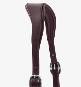 Premium Quality Genuine Leather Horse Equipment Custom Logo Rolled Anatomic Leather Head Collar Halter Adjustable <b>Equestrian</b> - Product Image 3