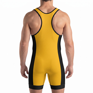 Men's Wrestling Jersey Compression Men's Wrestling Jersey Sleeveless OEM Wrestling Sportswear Manufacturer - Product Image 2