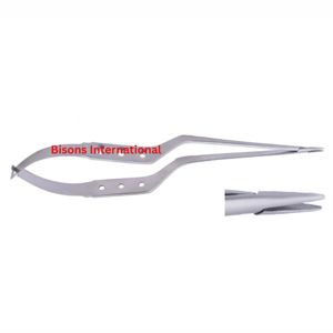 ที่จับเข็มไมโครแบบแมนนวลสำหรับขายส่ง เครื่องมือผ่าตัดจักษุวิทยา Castroviejo Barraquer ที่จับเข็มสำหรับผ่าตัดตา - Product Image 2