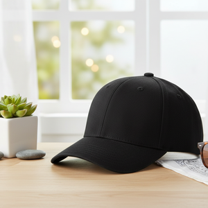 Casquette de baseball ajustée en denim de coton avec broderie 3D, visière plate, respirante et imperméable, style sportif et urbain pour la mode urbaine - Product Image 2