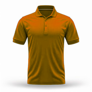เสื้อโปโลชายสีน้ำเงิน รุ่นใหม่ คุณภาพพรีเมียม แขนสั้น สำหรับใส่โลโก้แบบกำหนดเองได้ ระบายอากาศได้ดี สีพื้น - Product Image 5