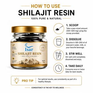 Resina de Shilajit del Himalaya de Primera Calidad Probada en Laboratorio con Más del 82% de Ácido Fúlvico, Resina de Shilajit Pura de 30g para Apoyo Energético y de Fuerza - Product Image 3