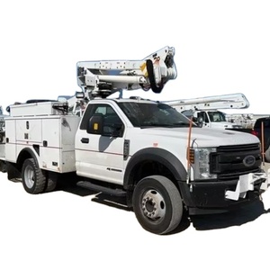 2019 AT37G MOUNTED ON 2019 FORDS F550 Bucket Trucks / Service Trucks Cranes - Product Image 1