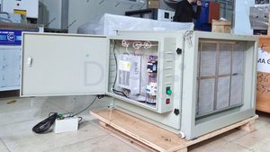 Précipitateur électrostatique industriel MAX-6000 Purificateur d'air ESP compact Filtre plat pour le contrôle des fumées et des graisses - Product Image 6