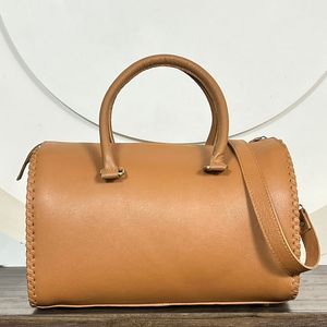 Sac de voyage fourre-tout en cuir de vachette occidental grand format 15'' Speedy, peint à la main motif cactus du désert, sac de voyage boutique en cuir pour femme - Product Image 5