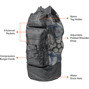 Sac à dos de football léger et écologique, unisexe, avec bretelles confortables, grand espace de rangement, en polyester - Product Image 5