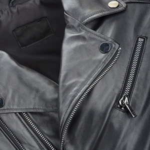 Chaqueta de Invierno Personalizada de Piel de Oveja Genuina para Hombre, Diseño de Chaqueta de Cuero con Cuello de Piel - Product Image 5