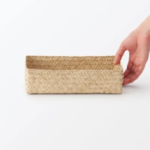 Seagrass Organizer Herringbone <b>Rectangular</b> <b>Basket</b> Handmade <b>Storage</b> <b>Basket</b> Wholesale eco-friendly Made in Viet Nam - Product Image 4