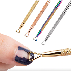 New Cuticle Pusher 2 in 1 Professional Nail Pusher Spatula Pusher Stainless Steel for Manicure Pedicure Trimmer With Custom Logo - Product Image 4