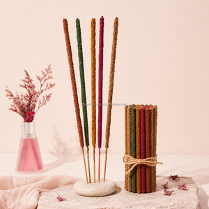 9 Inch Premium Charcoal Art <b>Candle</b> Bamboo Jar New Year Bars Prayer Aromatherapy Wholesale <b>Bulk</b> Export Supply India - Product Image 2