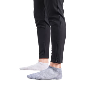 Pantalon de ski noir zippé pour homme, en mélange de coton et de spandex, respirant et anti-humidité, pour adulte - Product Image 6