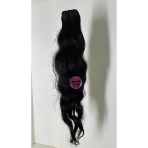 Extensiones de Cabello Humano Arrow Exim, Cabello Remy Indio, Ondulado Natural, Trama Doble a Máquina, Sin Químicos - Product Image 1