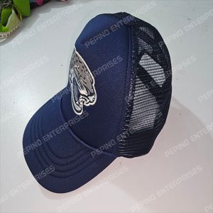 Gorra Trucker Azul Marino con Bordado de Leopardo, Malla de Sarga en la Parte Trasera, 5 Paneles, Ajustable, Unisex, Casual, para Viajes, 100% Poliéster - Product Image 6