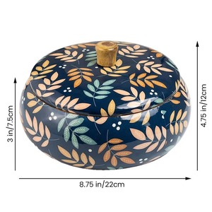 Caja de Almacenamiento de Madera con Revestimiento de Esmalte Pulido, Aislante, Antiadherente, Ecológica, Diseño Minimalista, Hecha a Mano, 22 cm - Product Image 6