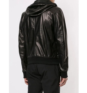 Sudadera con Capucha de Cuero Genuino Vintage para Invierno con Estampado Digital y Teñido Liso, Sudaderas con Capucha para Hombre, Estilo Unisex, Prenda Exterior Premium Hecha a Mano - Product Image 3