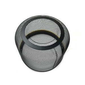 Panier à fruits en maille le plus vendu avec poignée en bois, design ouvert permettant de voir instantanément quand il est temps de repasser en stock de fruits ou de collations - Product Image 2