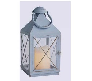 New Stylish Stainless Steel Portable Durable Metal &Glass <b>Candle</b> <b>Square</b> Shape Lantern in Gray Finish Lantern for Home - Product Image 1