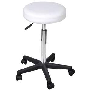 Silla de Oficina Blanca, Cómoda Silla para Computadora - Product Image 1