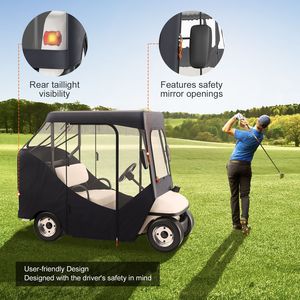 Copertura per Golf Cart a 2 Posti, Protezione Solare e Antipolvere in Poliestere per Club Car - Product Image 4