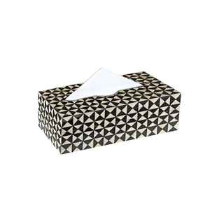 Caja de pañuelos de resina hecha a mano de lujo, diseño personalizado, cubierta de pañuelos duradera para el hogar, la oficina o fiestas - Product Image 2