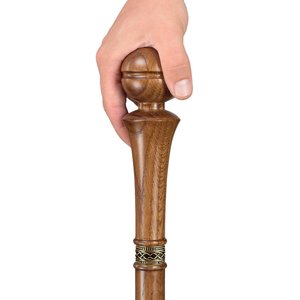 Bastón de madera maciza natural con punta de bola y banda de latón, duradero para uso doméstico, soporte diario para caminar para personas mayores, venta al por mayor - Product Image 2